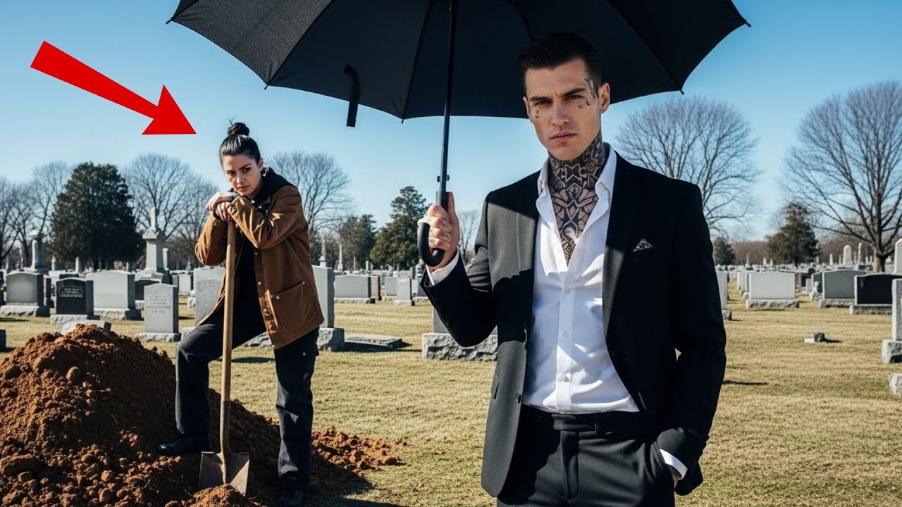 His Father’s Funeral Was Ignored — The Gravedigger Woman Changed Everything
