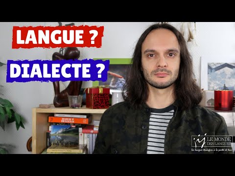 Vidéo: Différence Entre Langue Et Dialecte En Sociolinguistique