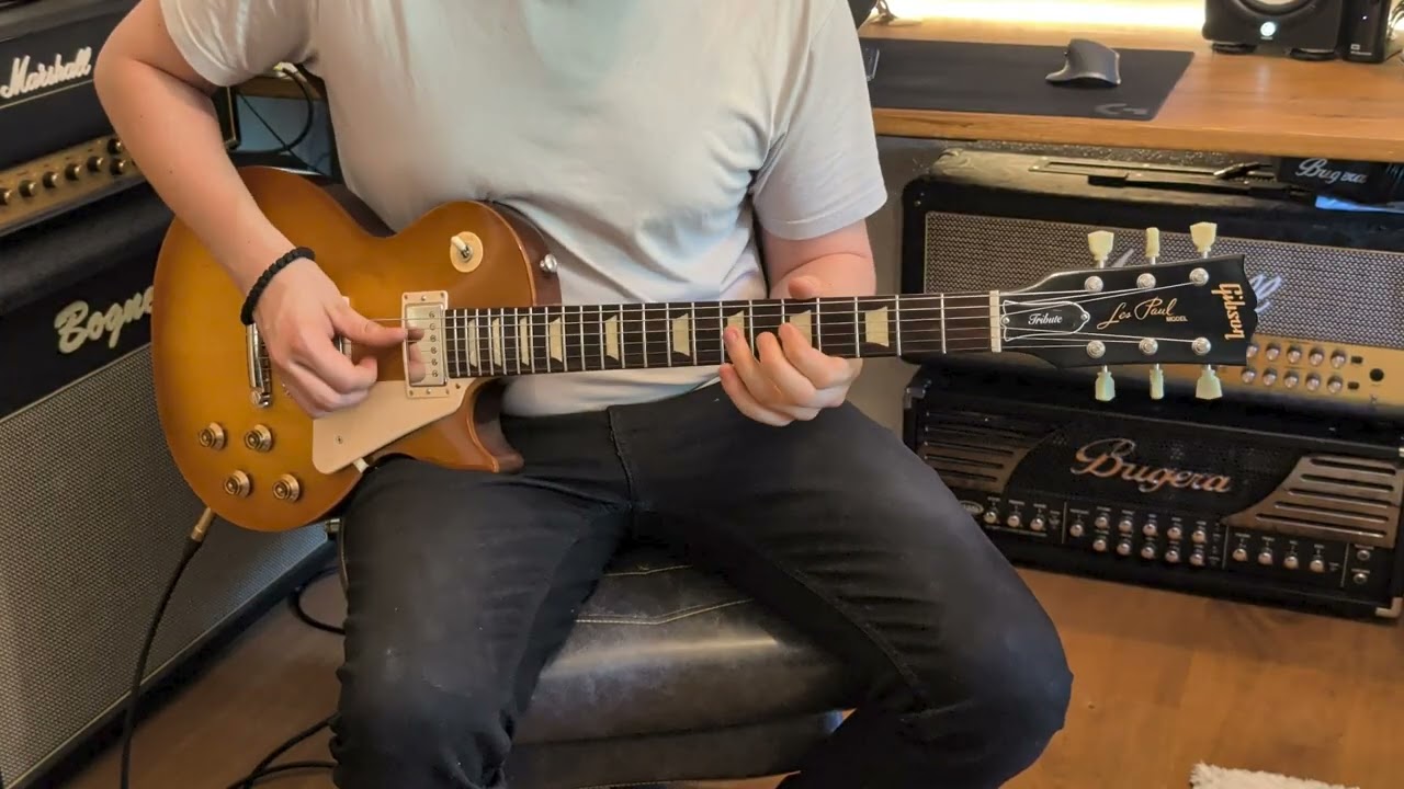 Gibson Les Paul Tribute 2019 Honeyburst (Upgrades) - Playtrough