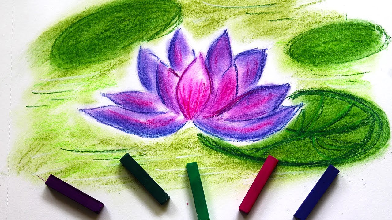 How To Draw Lotus Flower Easy Art For Beginners YouTube