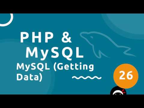 PHP Tutorial (& MySQL) #26 - Getting Data From a Database