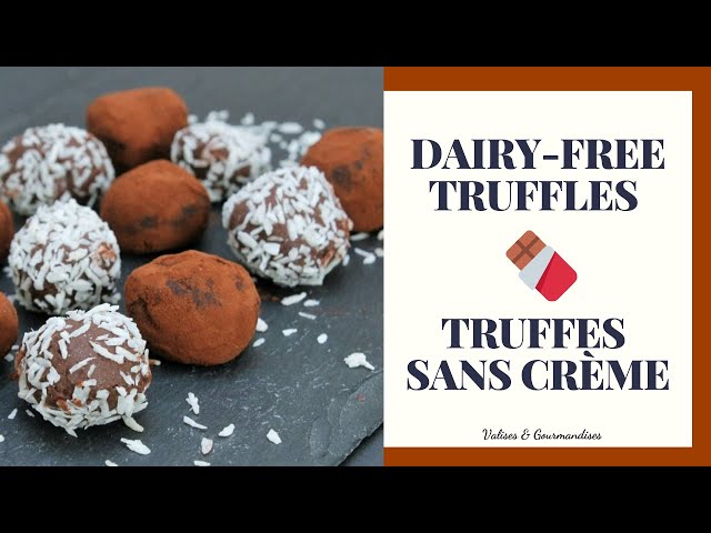 Duo de truffes au chocolat - 5 ingredients 15 minutes