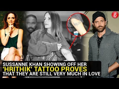 Sussane Roshan gets RID of Hrithik Roshan Tattoo  YouTube