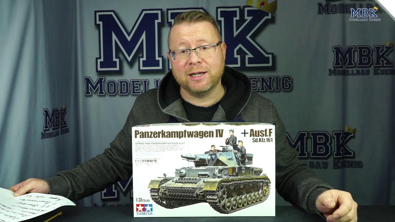 German Tank Panzerkampfwagen IV Ausf.F Tamiya 1//35 plastic model kit 35374