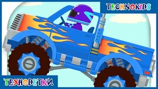 Машинки для малышей и детей - мультик игра | Monster Truck Driver от Yateland