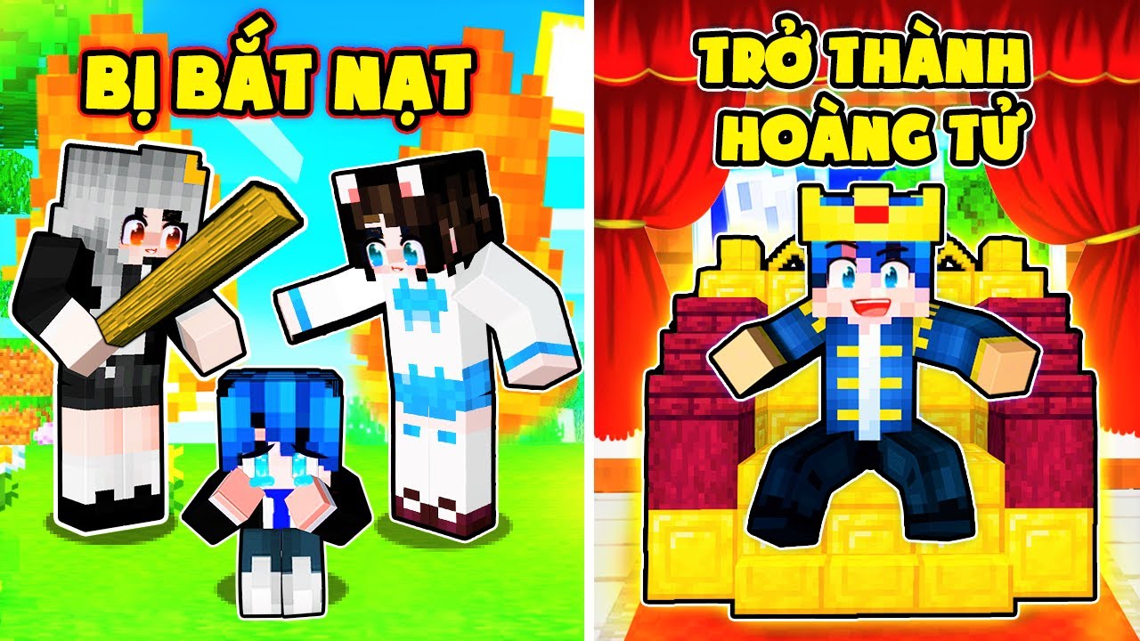 PHONG CẬN BỊ SAMMY MÈO SIMMY BẮT NẠT NÊN ĐÃ TRỞ THÀNH VUA ĐỂ TRẢ THÙ TRONG MINECRAFT