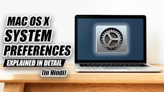 How To Use A Macbook Pro or a Macbook Air in Hindi  How to use system preferences settings on a Mac