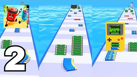 Battery Run 3d - Gameplay Walkthrough (Android & iOS)