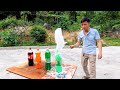 Thử làm thí nghiệm coca với mentos | Thí nghiệm | Long Chung Phong