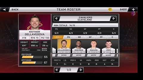 PLAYER FIX V98-NBA 2K20 ANDRIOD