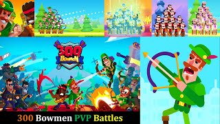 300 Bowmen PVP Battles - Bowmasters Gameplay: All New Characters Fatalities (Parts 1-10 Walkthrough)