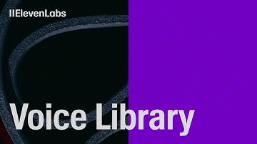 Introducing: Voice Library | ElevenLabs