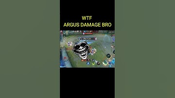 NEW ARGUS WTF DAMAGE BRO 🤫 #ARGUS #Shorts #MLBB #mobilelegends