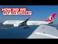 Epic Flight - Mid Air Close Encounter with Turkish Airlines A350 and B787