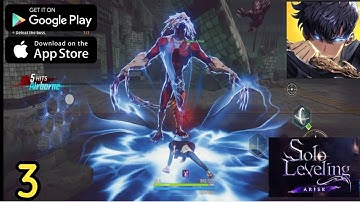 Solo Leveling: Arise Gameplay - part 3 dungeon key (Android, iOS)  become a player