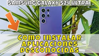 Como instalar aplicaciones desconocidas Samsung Galaxy S24 Ultra screenshot 5