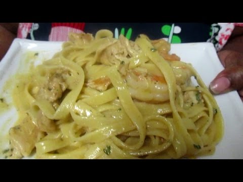 How To Make Cajun Chicken & Shrimp Alfredo