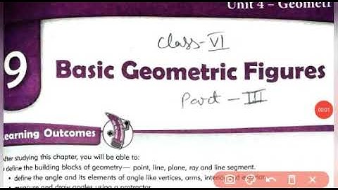 Class 6 math | Chapter 9 Basic Geometric Figures Part 3 | mkd agrim academy