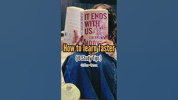 How to learn faster(6 Study Tips📚)#studytips#studymotivation#motivation#student#starbean