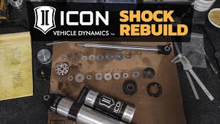 Icon Vehicle Dynamics 2.5 Shock Service - Pitted Shaft Replacement, Seals, Oil