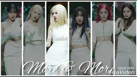 /How would /GFRIEND sing TWICE - More & More [LINE DISTRIBUTION]