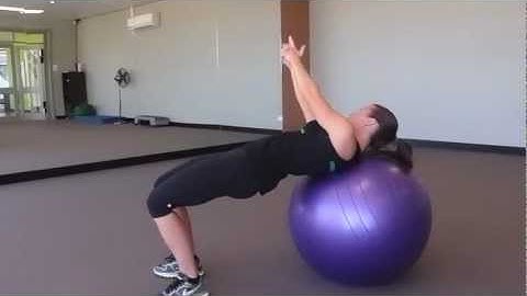 Swiss Ball Torso Twist