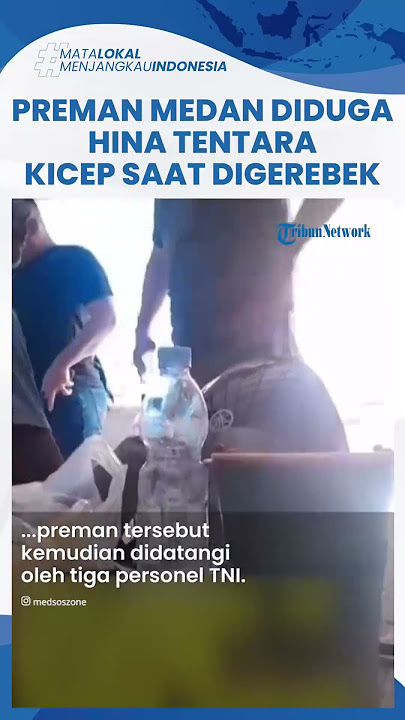 Viral Preman Medan Diduga Hina Polisi Militer Ngaku Tak Takut, Kicep saat Digerebek 3 Anggota TNI