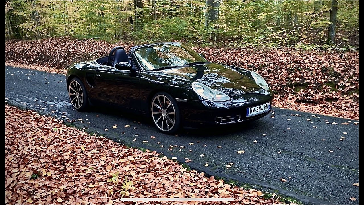 Porsche Boxster S 986 - AUTUMN FOREST RUN | RAW SOUND