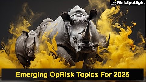 Emerging Operational Risk Topics For 2025