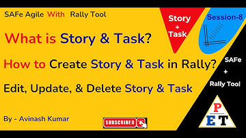 Create story & task in rally software