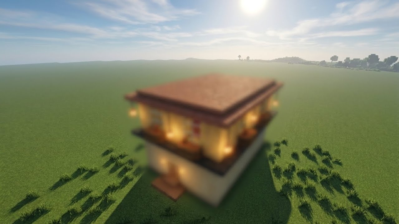 I only have 10 minutes to build a house - YouTube