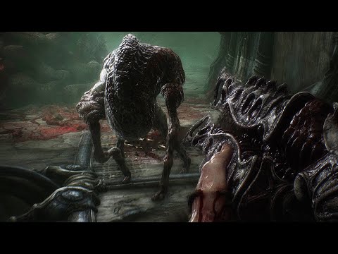 This game is way too disturbing.. (Scorn)