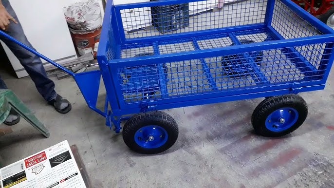 Carrito de playa plegable con ruedas para arena,Carro utilitario plegable  para todo el campo, carrito de jardín resistente, carrito de transporte  para