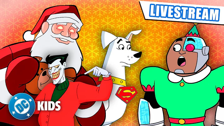🔴 LIVE! Superhero HOLIDAYS 🎅🎄 Teen Titans Go! Krypto and MORE  | #Christmas #KidsCartoons | @dckids​