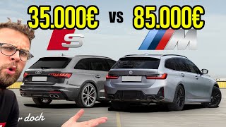 BMW M340d NEU vs Audi S4 avant Gebraucht | Kostet die HÄLFTE, ist aber GENAUSO GUT?  | Fahr doch