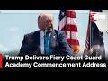 Trump Delivers Honors Coast Guard Cadets, Praises Military &amp; Talks Iran in Fiery Address | AC1E