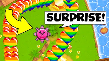 I pretended to be a noob, then DESTROYED him with this... (Bloons TD Battles)