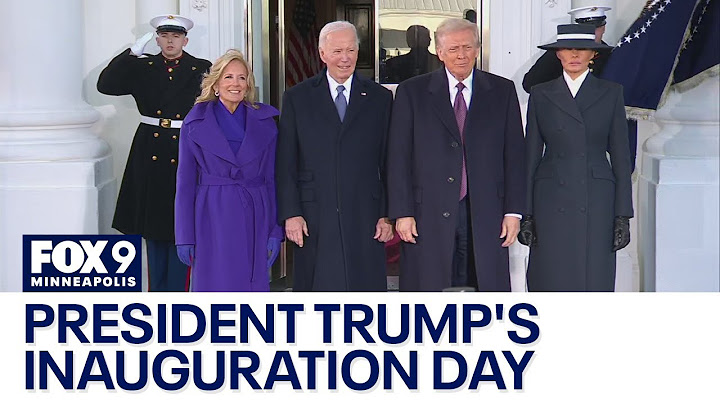 President Joe Biden greets President-elect Donald Trump at White House