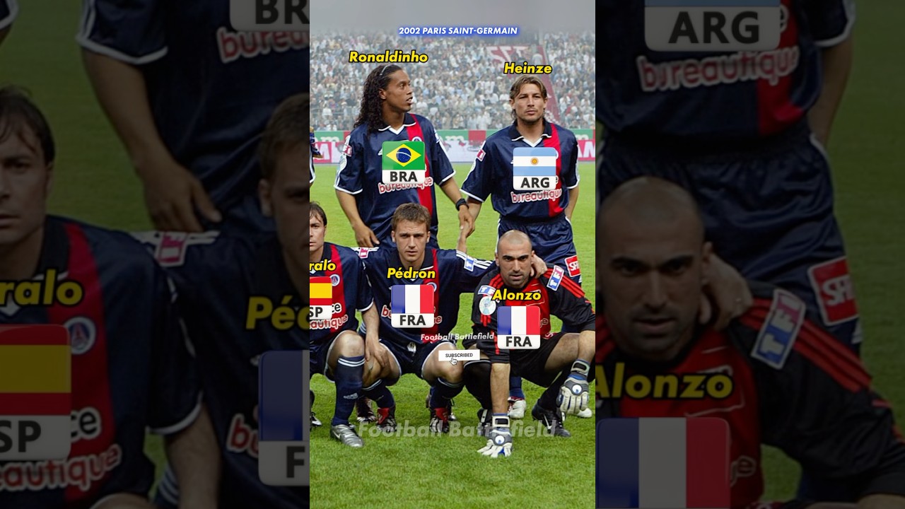 Paris Saint Germain saison 2002/2003. Entraînement avec le CRACK