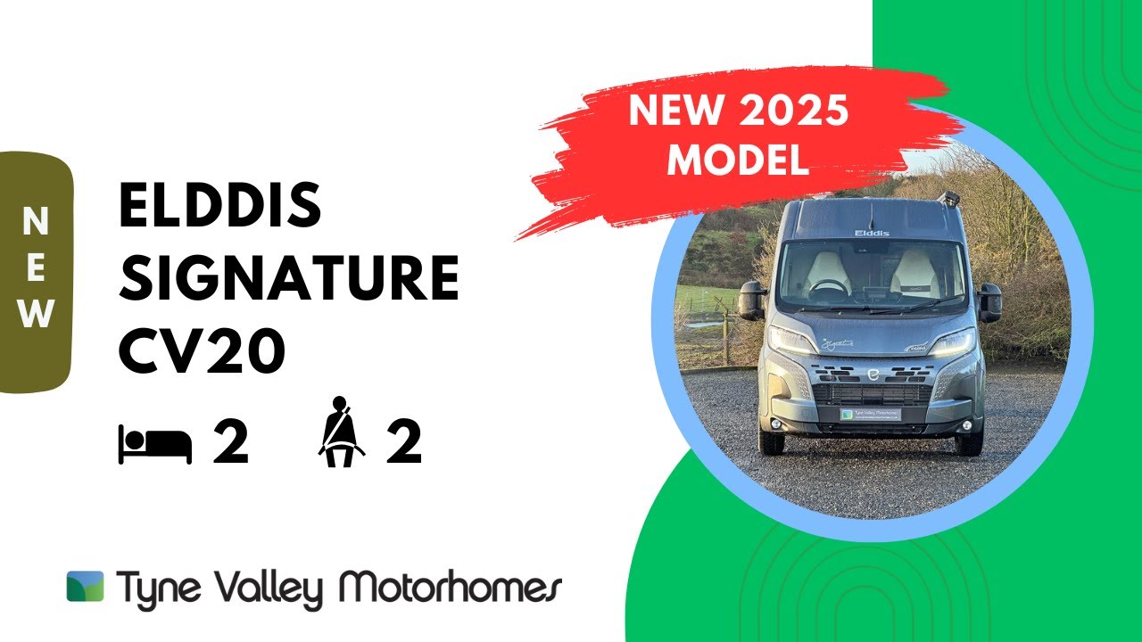 2025 Elddis Autoquest Signature CV20 | Luxury 2-Berth Van Conversion Tour