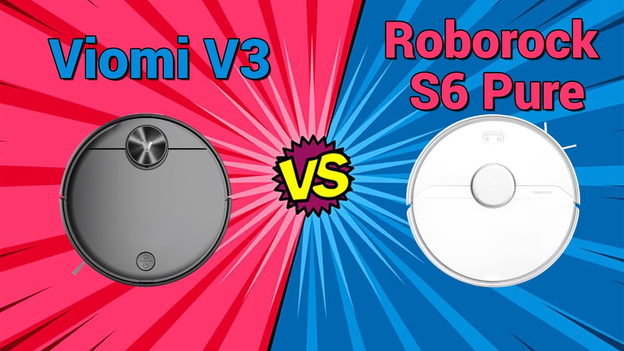VIOMI V3 vs ROBOROCK S6 PURE КАКОЙ РОБОТПЫЛЕСОС ЛУЧШЕ?! YouTube