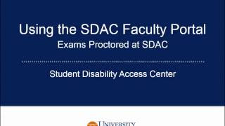 Faculty Using The AIM Online Portal For Exam Accommodations