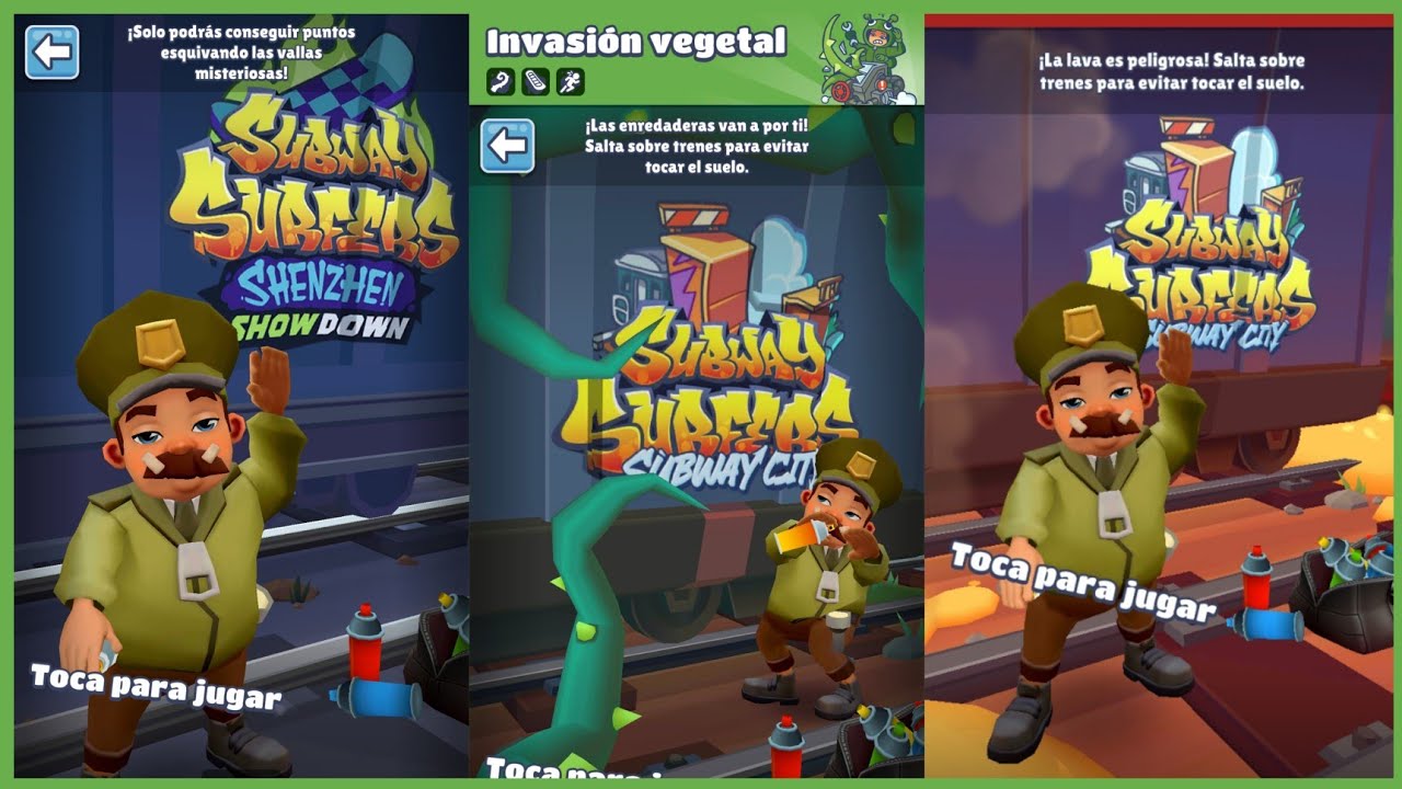 Subway Surfers The Floor Is lava vs Plant Invasion vs Mystery Hurdles: The Guard Gameplay