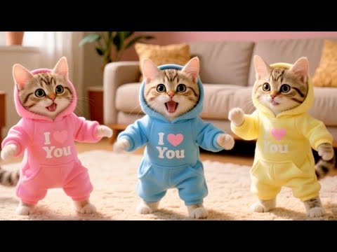 Забавный танец кота.