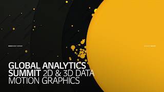 SSON Analytics Global Summit Opener | 2D & 3D Data Visualisation Motion Graphics