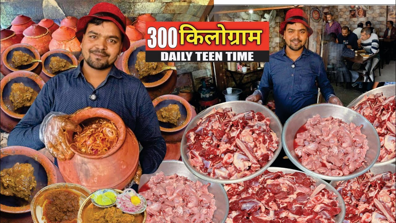 Best Handi Mutton Chicken in Punjab | Anand Champaran | Street Fodd India 