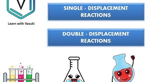 Types of Chemical Reactions Part -2 : Single Displacement and Double  Displacement Reactions.