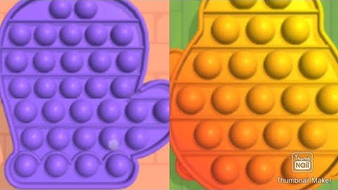 Pop it fidget 3D Gameplay ! Very relaxing and satisfying All Levels Gameplay Walkthrough Android iOS