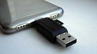 Распаковка и проверка OTG USB кардридера за 0.71$