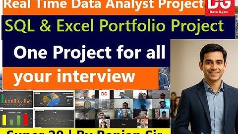 Real Time Data Analyst Portfolio Project | Super 20 By Ranjan Sir | Using Excel in 2025 | DataGyan